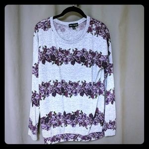 Floral crewneck sweatshirt